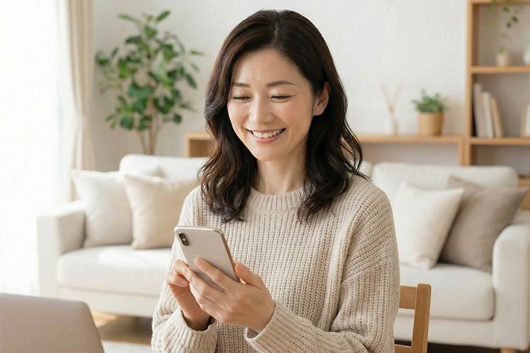 査定結果をメールでご連絡