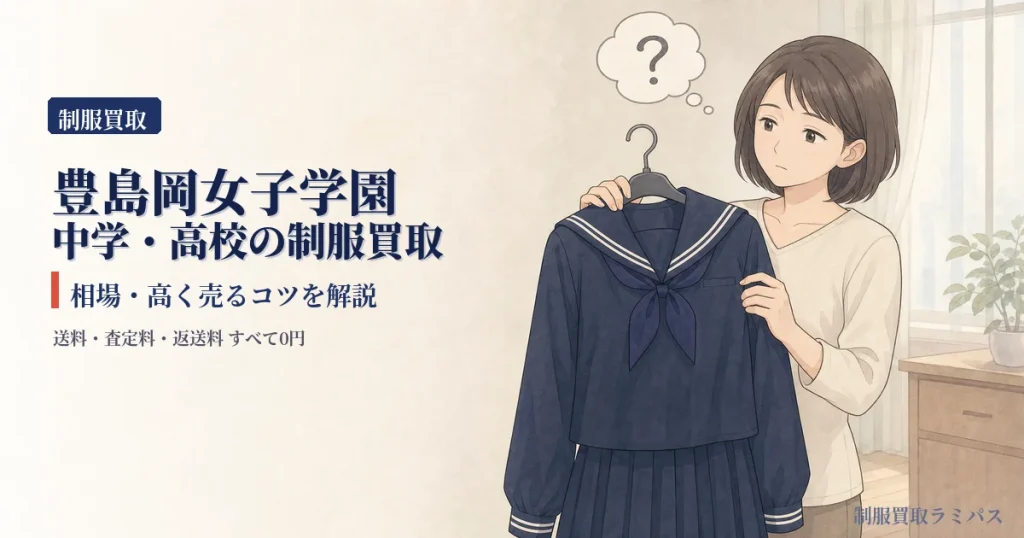 豊島岡女子学園中学・高校の制服買取｜相場・高く売るコツを解説 アイキャッチ画像