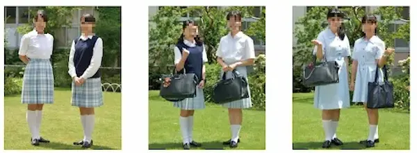 頌栄女子学院中学校・高等学校の夏服