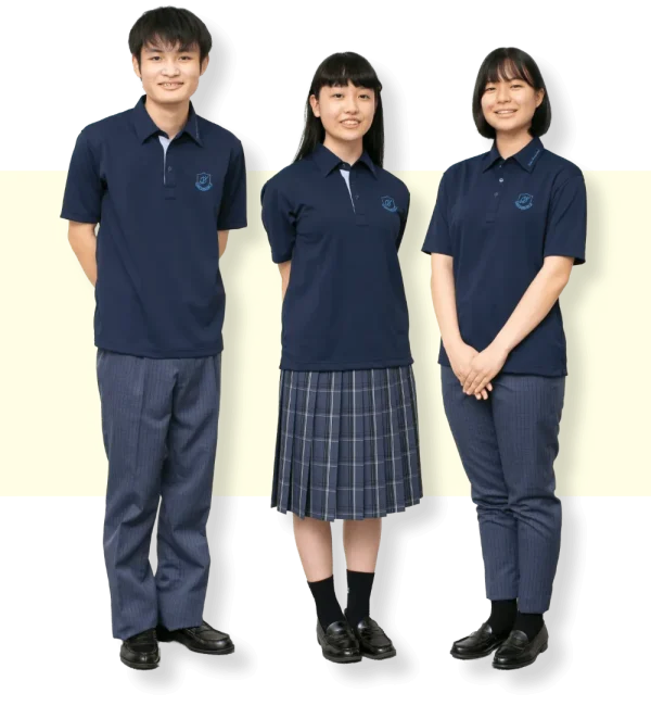 大阪国際高等学校の制服：ポロシャツ