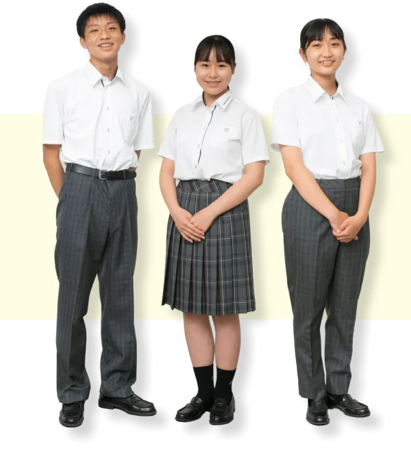 大阪国際中学校の制服：半袖シャツ
