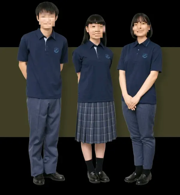 大阪国際高等学校の制服：ポロシャツ