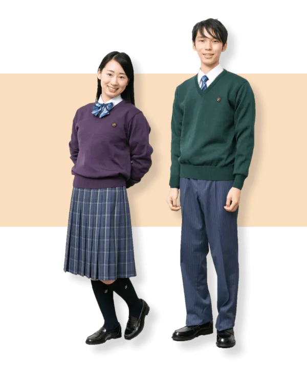 大阪国際中学校高等学校制服：セータースタイル