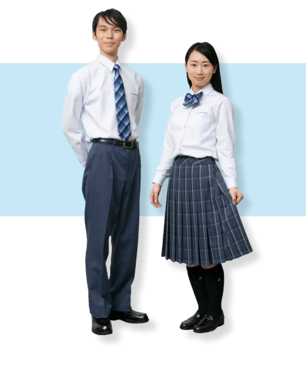 大阪国際中学校高等学校制服：シャツスタイル