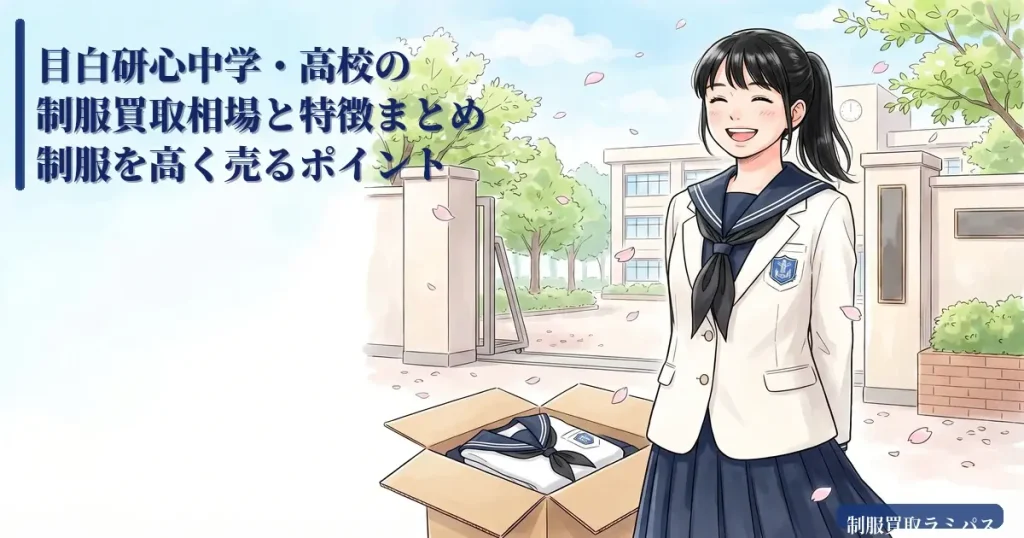 目白研心中学・高校の制服買取相場と特徴まとめ｜女子制服を高く売るポイント アイキャッチ画像