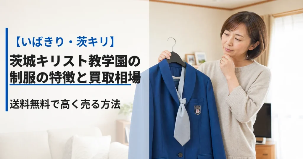 【いばきり・茨キリ】茨城キリスト教学園の制服の特徴と買取相場｜送料無料で高く売る方法 アイキャッチ画像