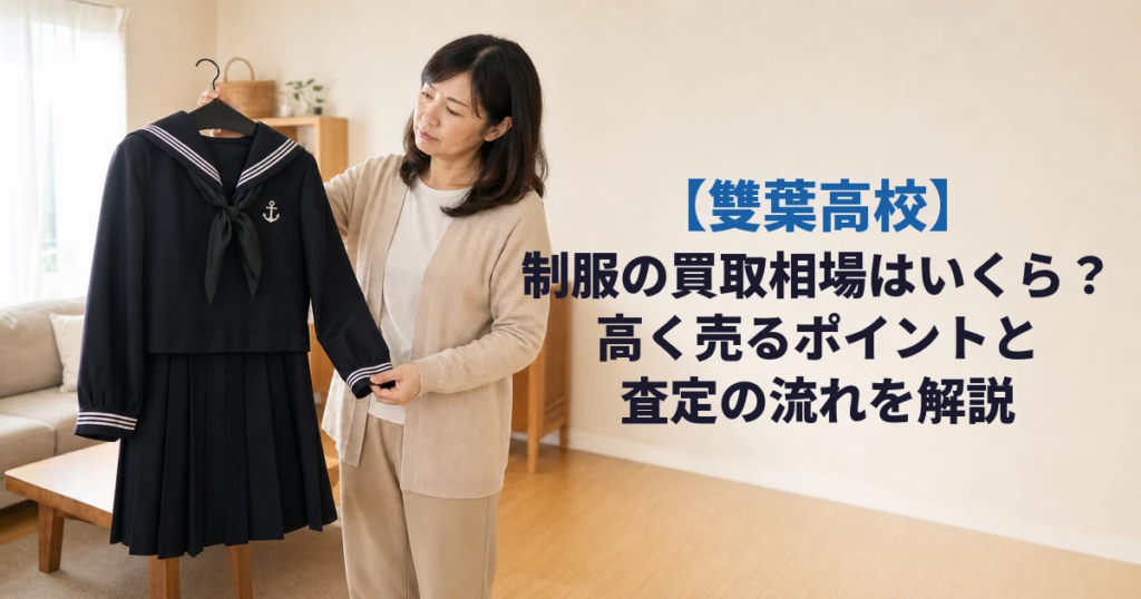 【雙葉高校】制服の買取相場はいくら？高く売るポイントと査定の流れを解説 アイキャッチ画像