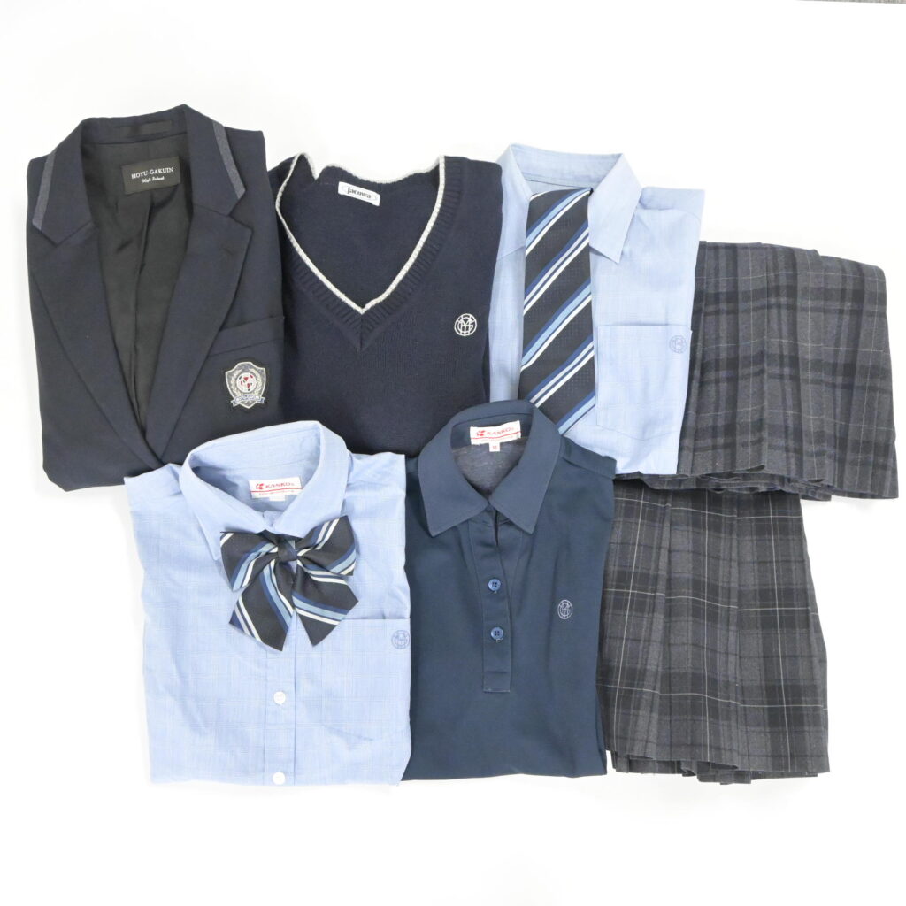 熊本県私立玉名女子高等学校の制服を買取しました アイキャッチ画像
