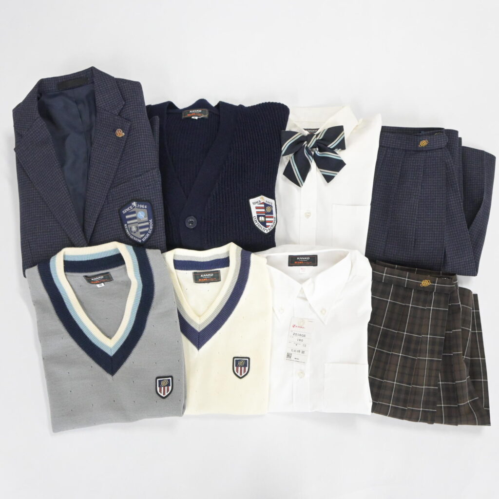 鹿児島県私立れいめい高等学校の制服を買取しました アイキャッチ画像