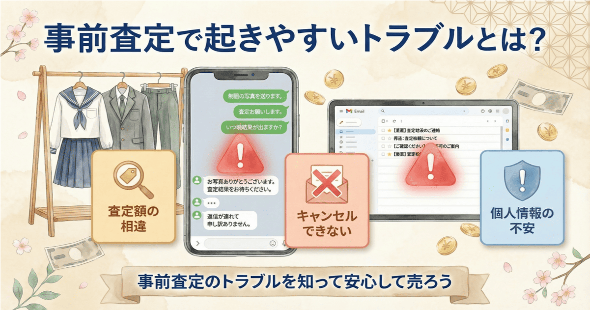 制服買取で怪しい業者に注意｜トラブルを避けるために知っておくべきこと