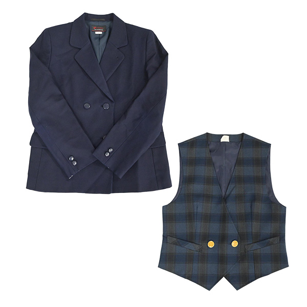 制服ブレザー・ボレロ、 袖テカリ・ほつれがあっても買取できます。