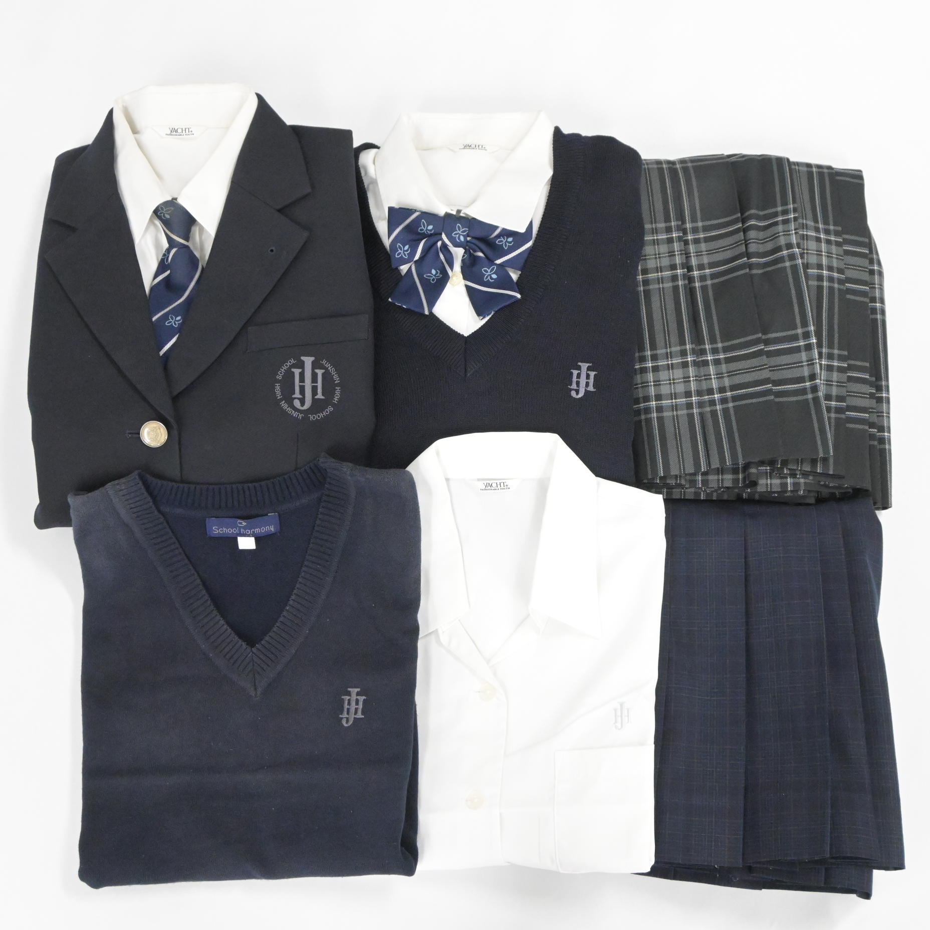 純真高校 制服 ブレザー スラックスのみ 4点 福岡県 純真高校 男子制服 