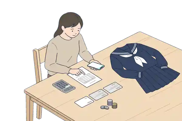 常盤木学園の制服買取における査定価格の目安や相場を分かりやすく解説する図
