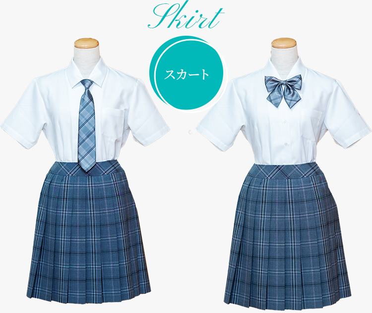 日本大学豊山女子高等学校の2025年度リニューアル夏服（白シャツ＋ネクタイまたはリボン＋チェック柄スカート）