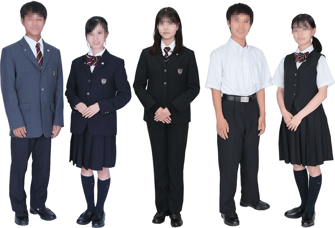 栄東高等学校の制服（ブレザー・リボン・スカート）買取イメージ