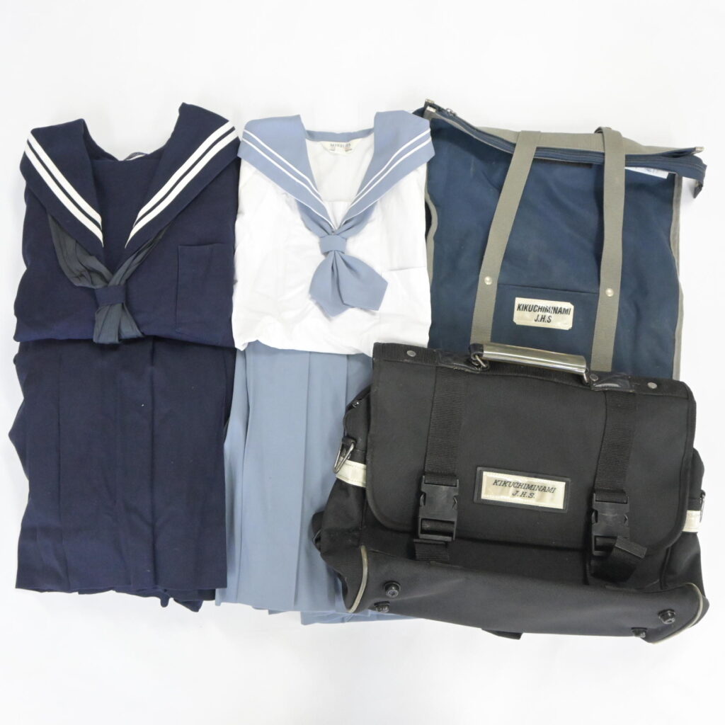 熊本県菊池市立菊池南中学校の制服を買取いたしました アイキャッチ画像