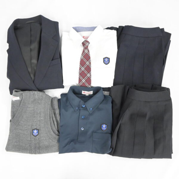 静岡県静岡大成中学校の制服を買取いたしました