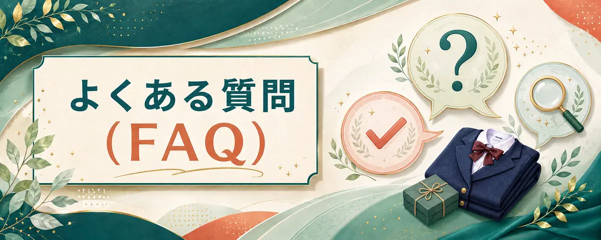 制服の寄付に関するよくある質問FAQ|寄付先・送料・名前刺繍などの疑問を解決